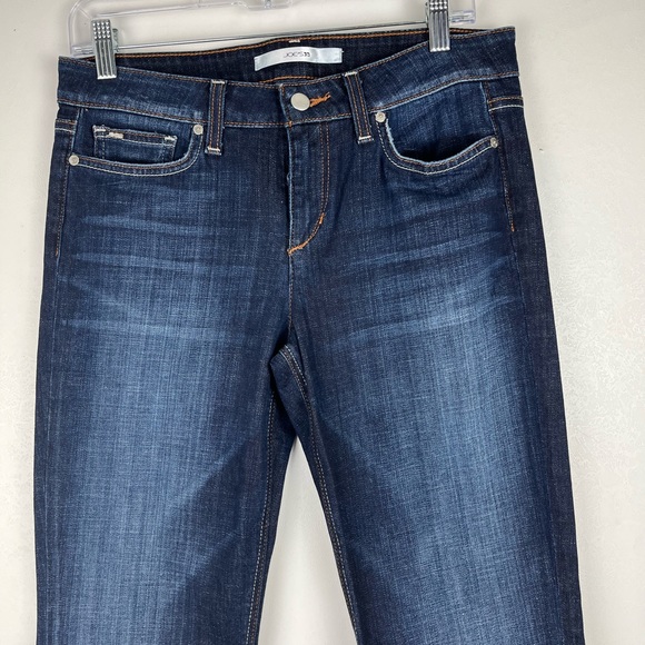 Joe’s Jeans Womens Muse Bootcut Jeans Sz 29 Dark Blue Wash Mid Rise Full Length - Picture 2 of 10